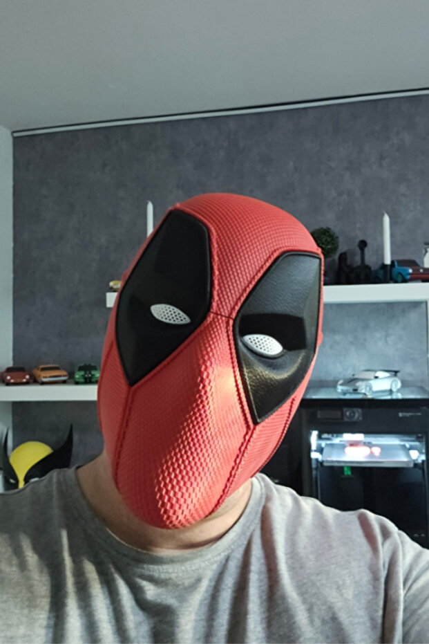 Deadpool Maske – 3D Baskı - 1