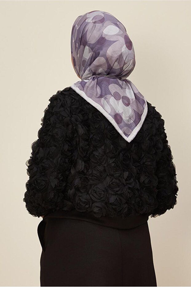 وشاح بنقشة الزهور 8563 - 2