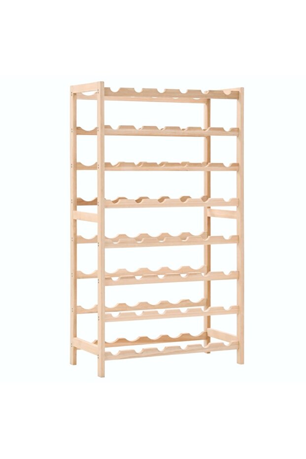 Wine Rack Cedar Wood 57.5x28x102 cm