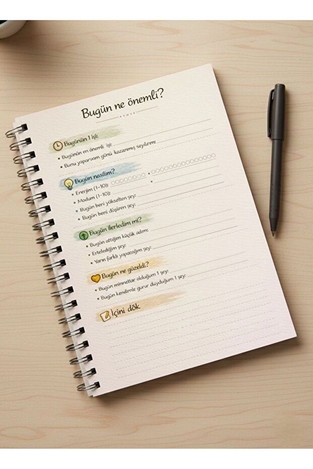 Target-Focused Daily | Personal Development Plan Tracking Notebook | A5 | 30 Sheets - 4