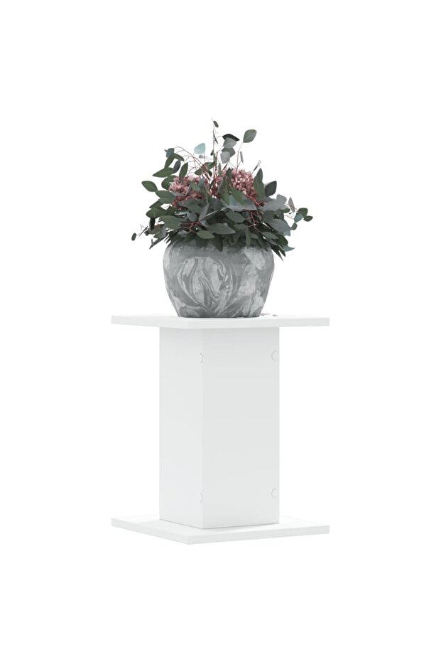 Plant Stands 2 pcs White 30x30x40 cm Engineered Wood