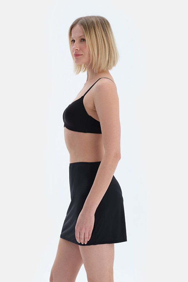 Siyah Mini Jupon - 3