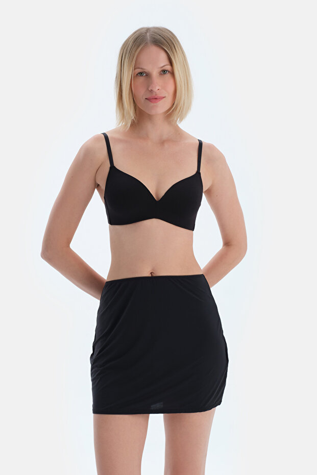 Siyah Mini Jupon - 4