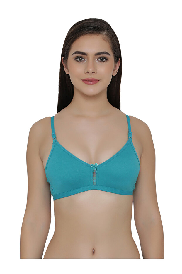 Cotton Rich Non-Padded Non-Wired Full Coverage Bra