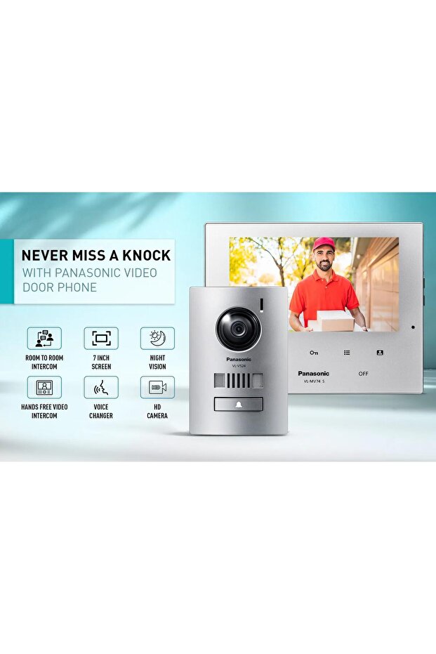 جرس باب فيديو مزود بكاميرا - 1