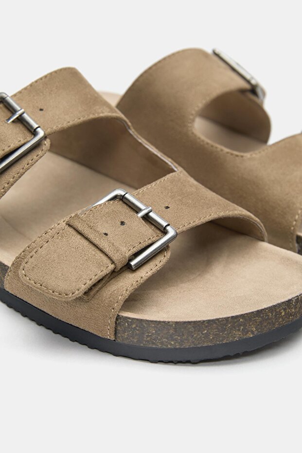 Tokalı bantlı sandalet - 5