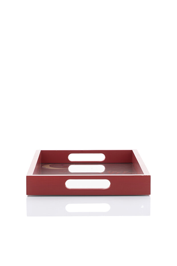 صينية تقديم بورغندي كريسنت - 4