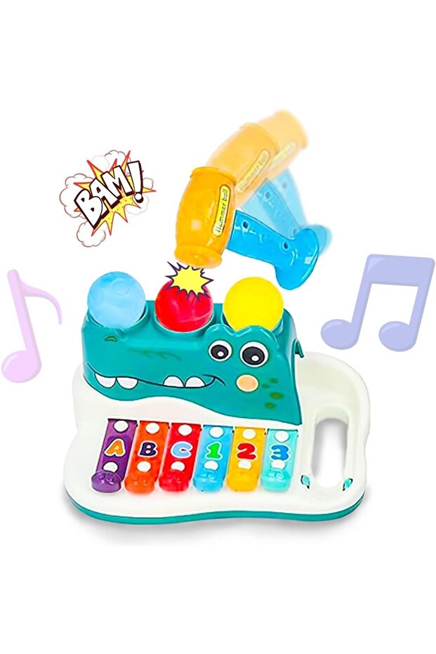 Xylophone Pounding Toy 2 in 1