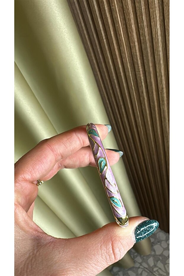 مشبك منقوش ملون - 4