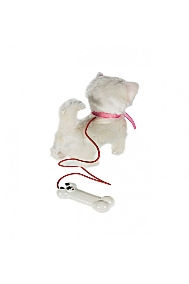 Interactive plush kitten with leash - 2