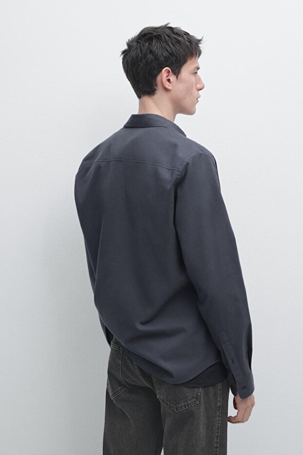 Pamuklu regular fit gömlek - 3