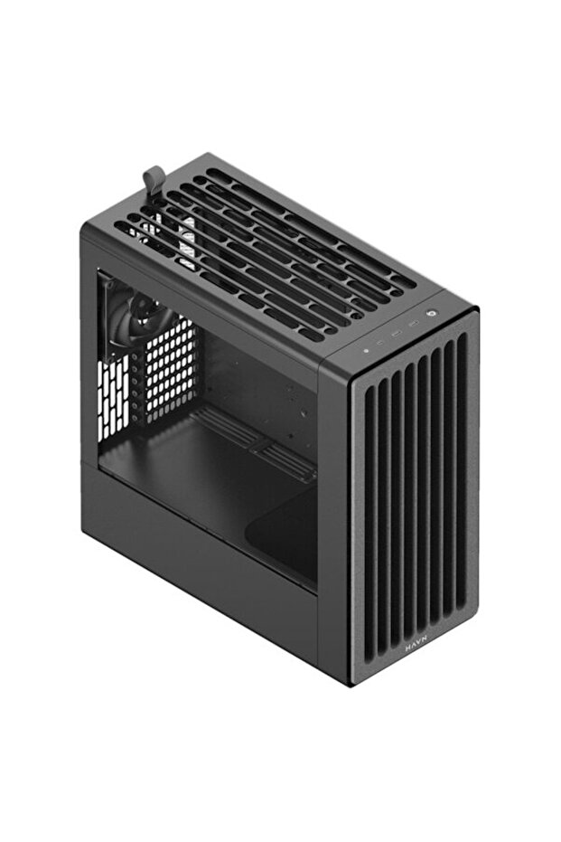 BF 360 Flow Black 2x180mm 1x140mm Fan Temperli Cam USB 3.2 Mid Tower ATX Gaming Kasa - 2