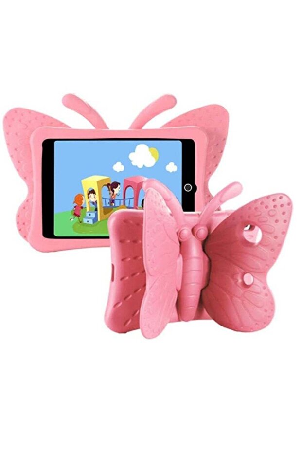 iPad 9th 8th 7th Generation Case Kids Girls, Cute Butterfly Shockproof EVA Foam Super Prot
