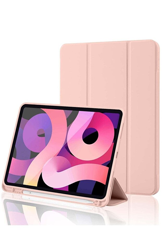 iPad 10th Generation Case 2022 with Pencil Holder - Soft TPU Back Protective Smart Trifold