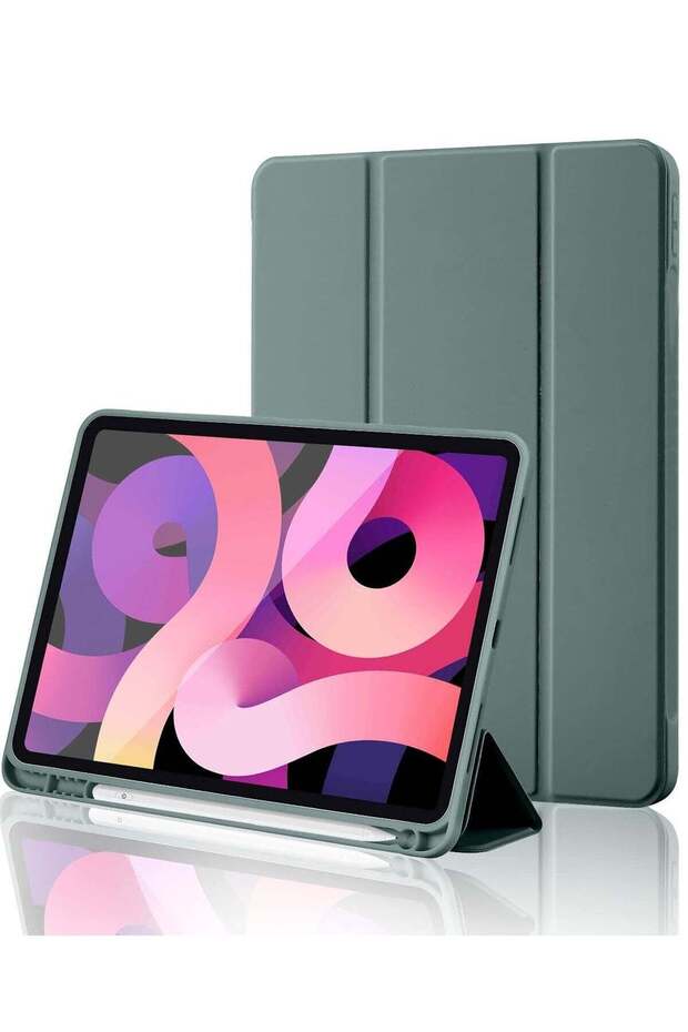 iPad 10th Generation Case 2022 with Pencil Holder - Soft TPU Back Protective Smart Trifold