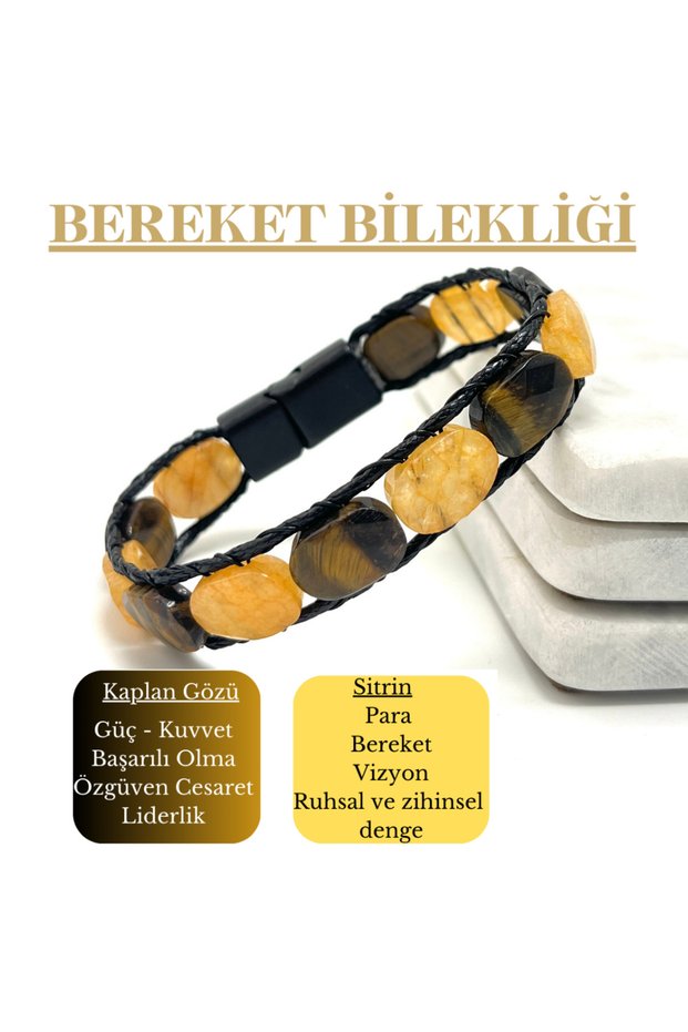 Certified Abundance Bracelet Natural Stone Rolex Cut Interlocking Bracelet