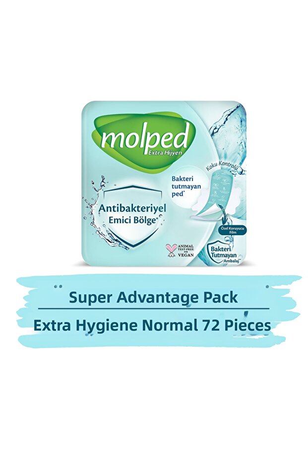 عبوة النظافة الإضافية العادية Super Advantage - 72 قطعة - 1