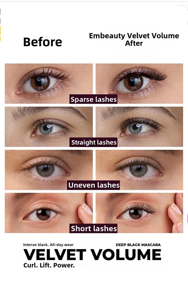 Volumising Black Velvet Mascara