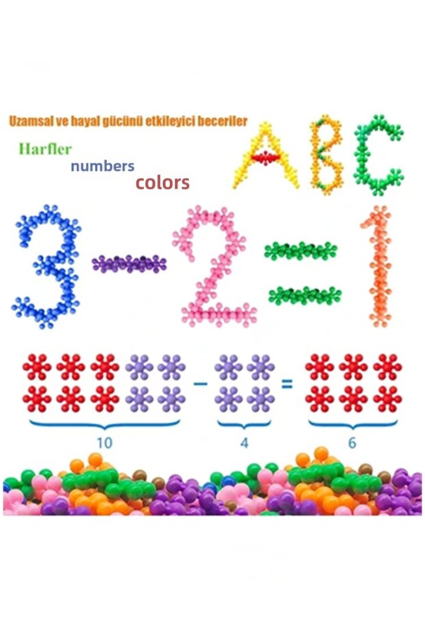 مجموعة ألعاب بناء ماستر موليكولز 240 قطعة تعليمية ثلاثية الأبعاد لتنمية الذكاء - 6