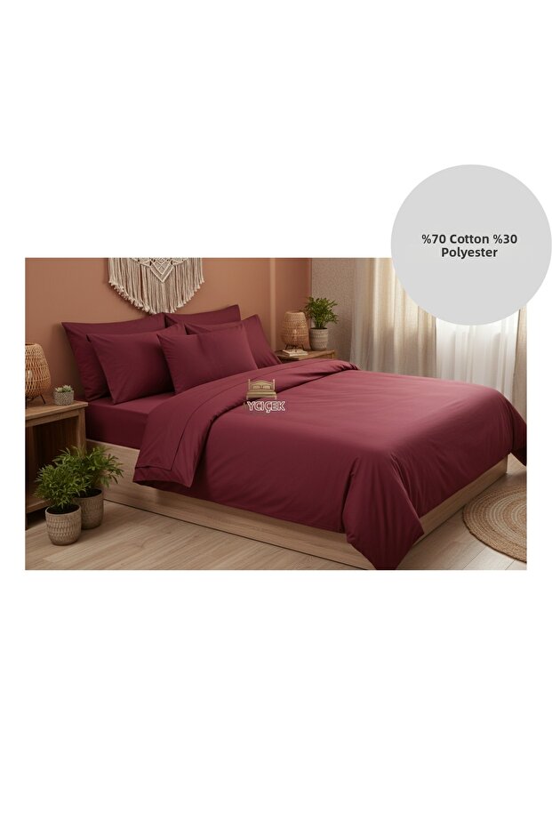 Double Bed Linen Set 160/200 Non-Elastic Bed Sheet 200/220 Quilt Size 4 Pillowcases