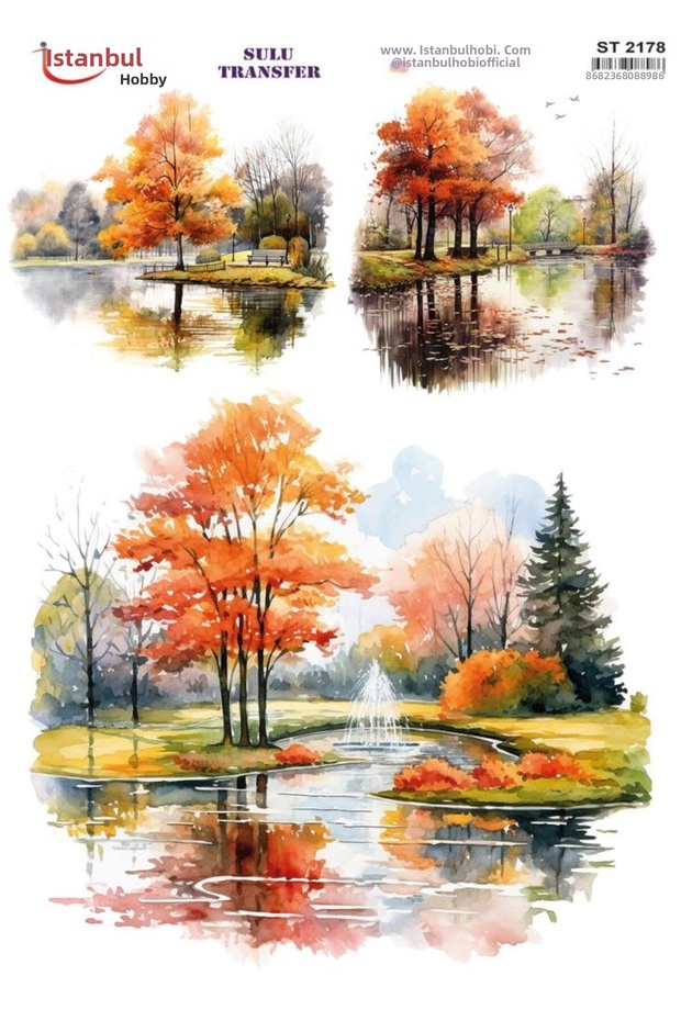 Water Transfer Paper 25X35Cm St-2178