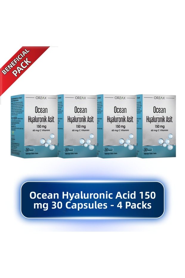 Ocean Hyaluronic Acid 150 Mg 30 Capsules 4 Pcs