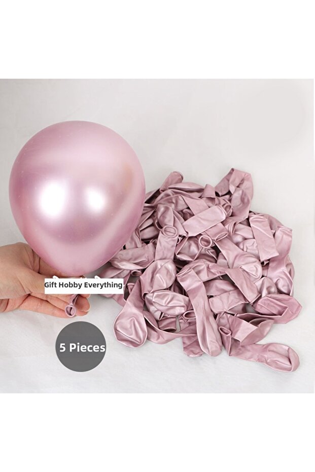 Mini Metallic Gold Balloon 5 Inch 6Pcs