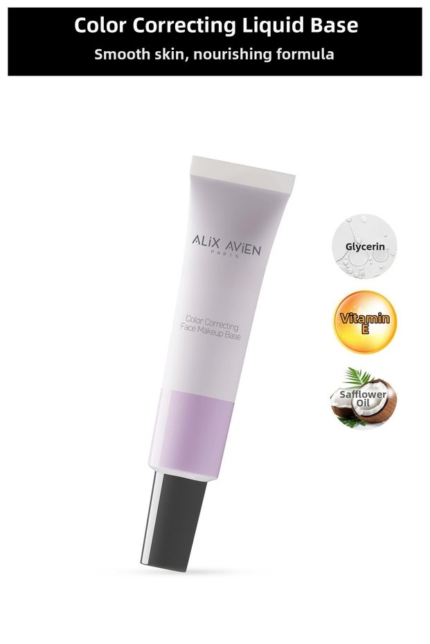 Color Correcting Anti-Aging Moisturizing Spf15 Makeup Base - Color Correcting Makeup Base Purple