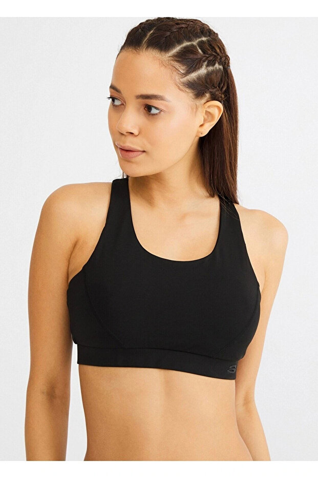 Imer Women's Black Sports Bustier 1116