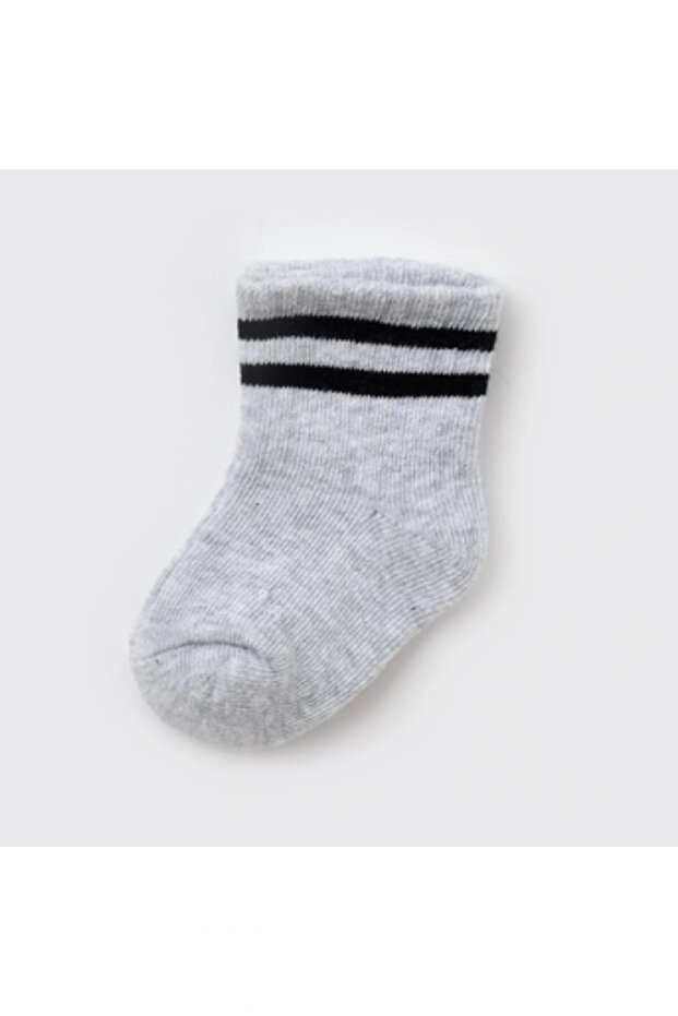 Unisex Striped Single Baby Socks 68458