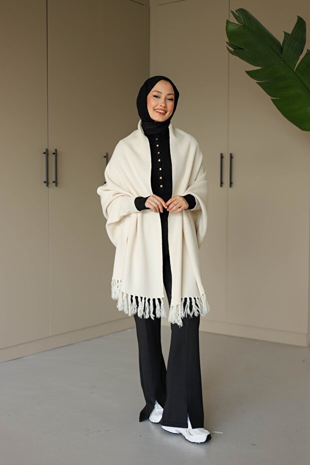 Triko Şal Panço - 6