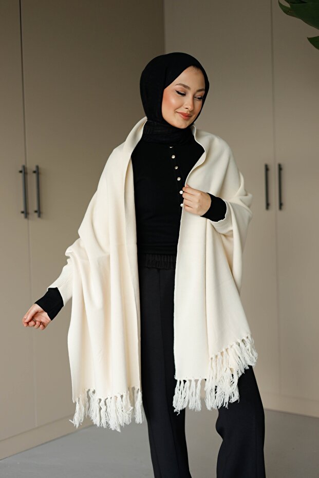 Triko Şal Panço - 3