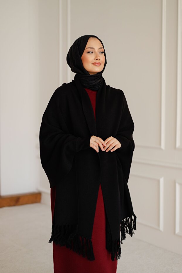 Triko Şal Panço - 4