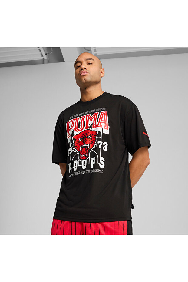 Mens Rival Rage Basketball Tee - Black