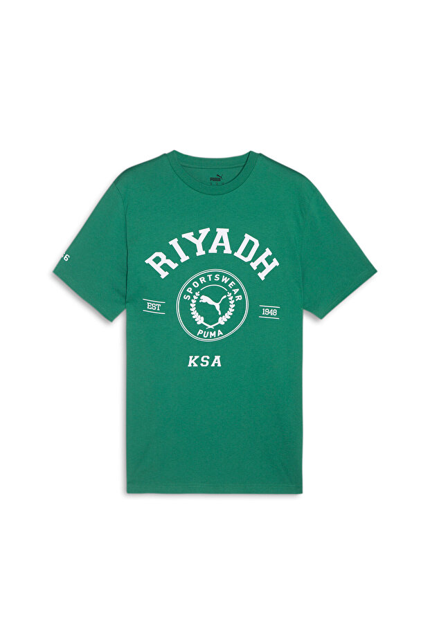 Mens Riyadh City T-Shirt - Green
