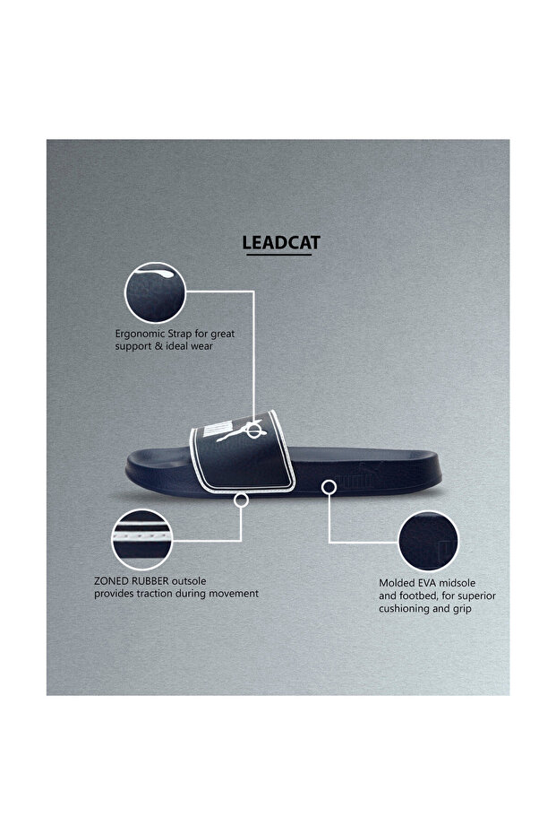 Unisex Leadcat Slide Sandals Sports Slippers - Blue - 8