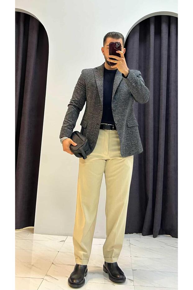 Regular Fit Blazer Ceket - 2
