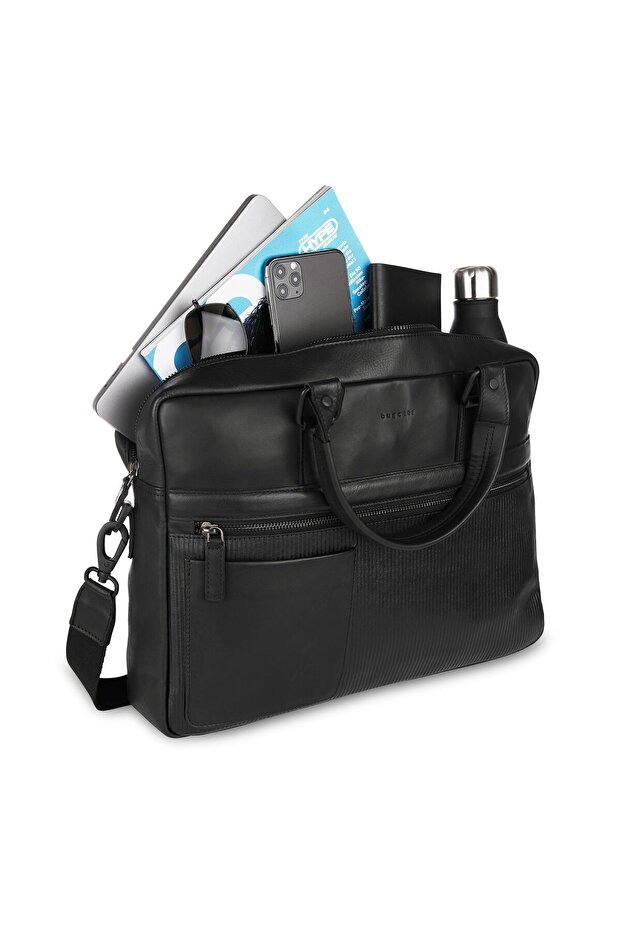 Notebook Joel Aktentasche Leder 37 cm - 5