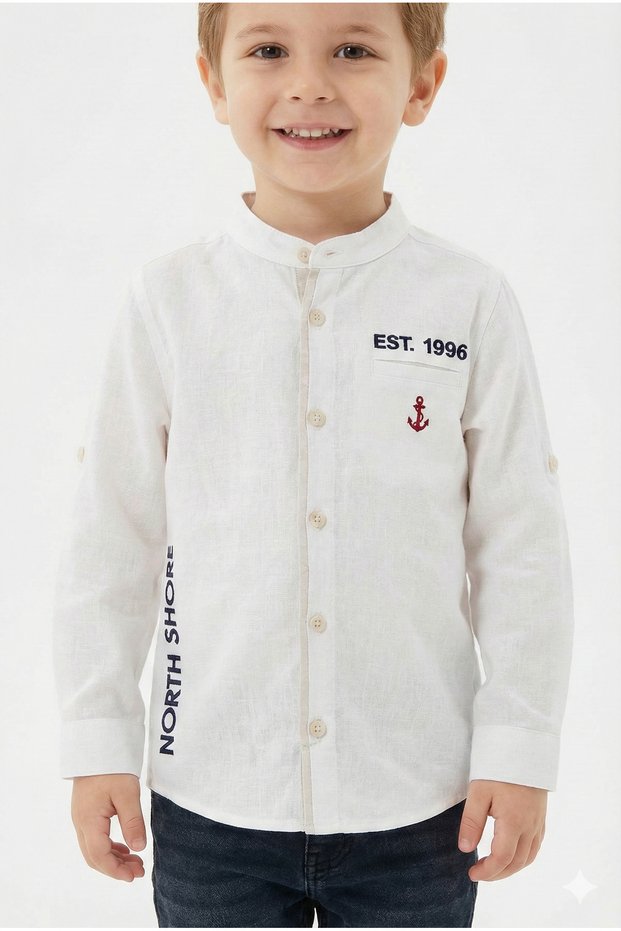 Embroidered Boy's Shirt