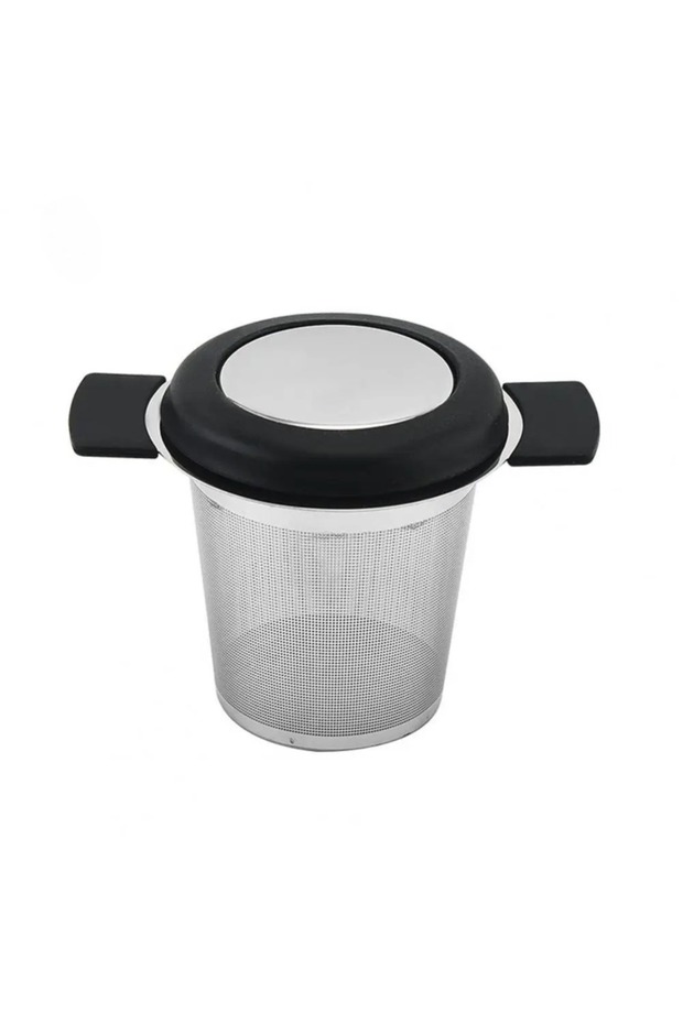 1PCS Stainless Steel Teapot with Lid Reusable Loose Leaf Teapot Coffee Pot Fine Mesh Filter Easy To
