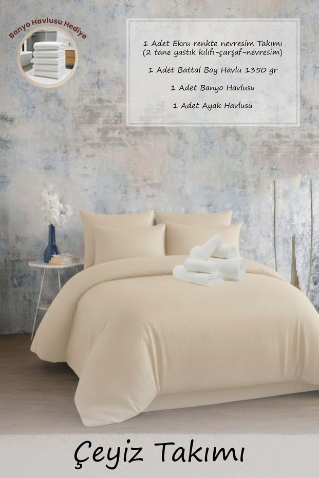 100% Premium Satin Duvet Cover and Towel Set 12 Different Color Options – 4 Piece Set 1