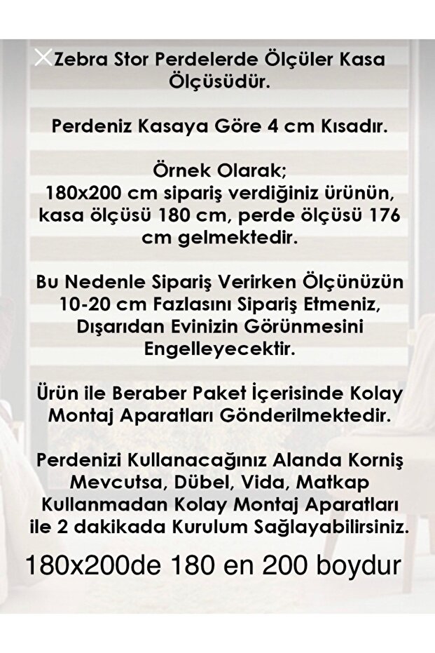 Zebra Perde Bambu Renk - 5