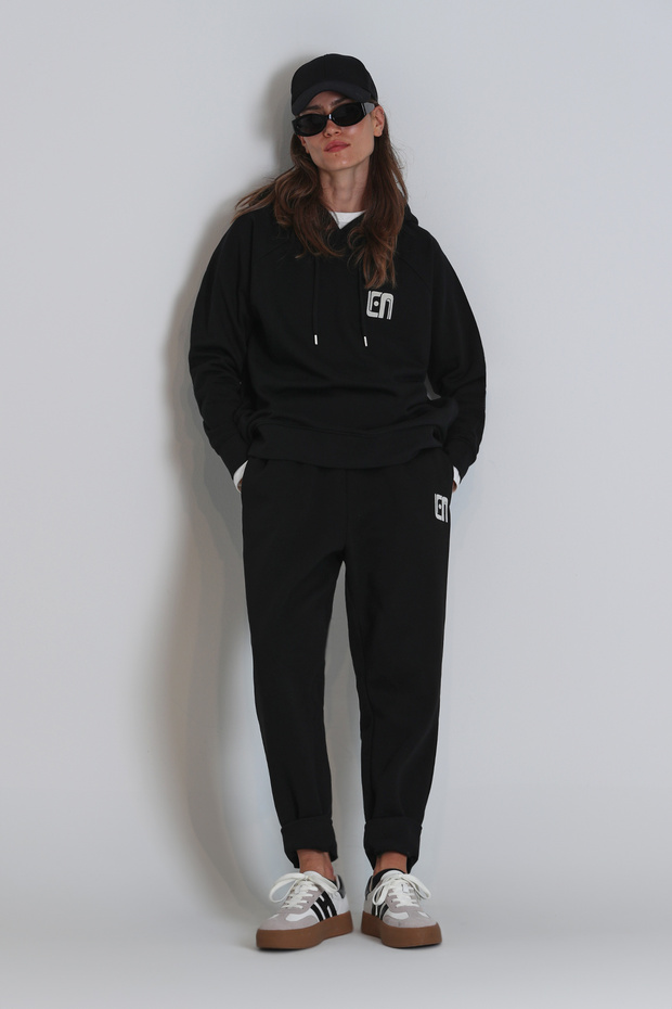 Nıce Örme Kadın Eşofman Altı Siyah - 5