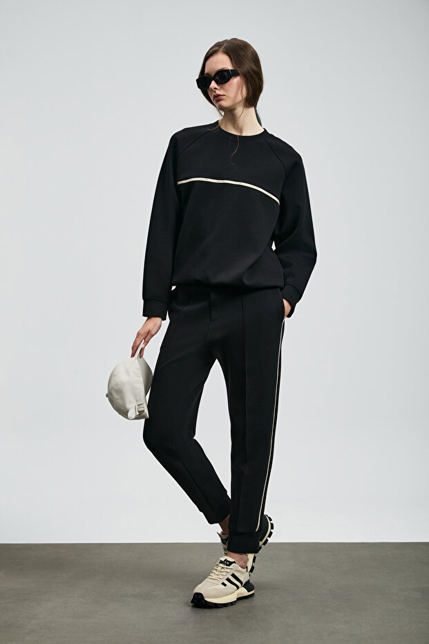 122050008 Cessıca Örme Kadın Eşofman Altı SİYAH - 2