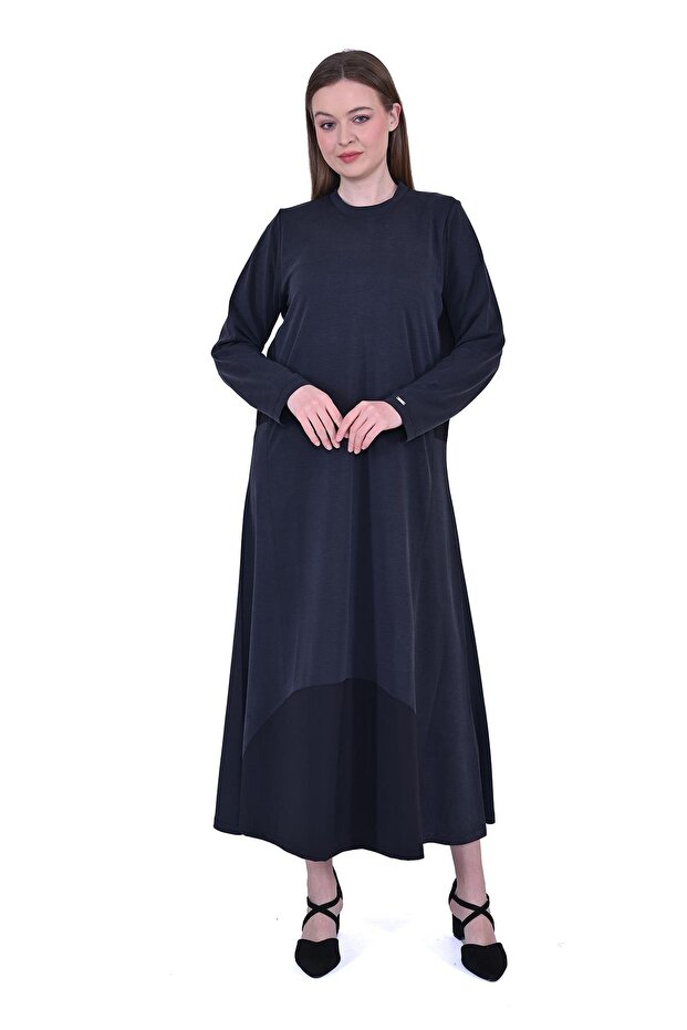 Modal Elbise SİYAH - 2