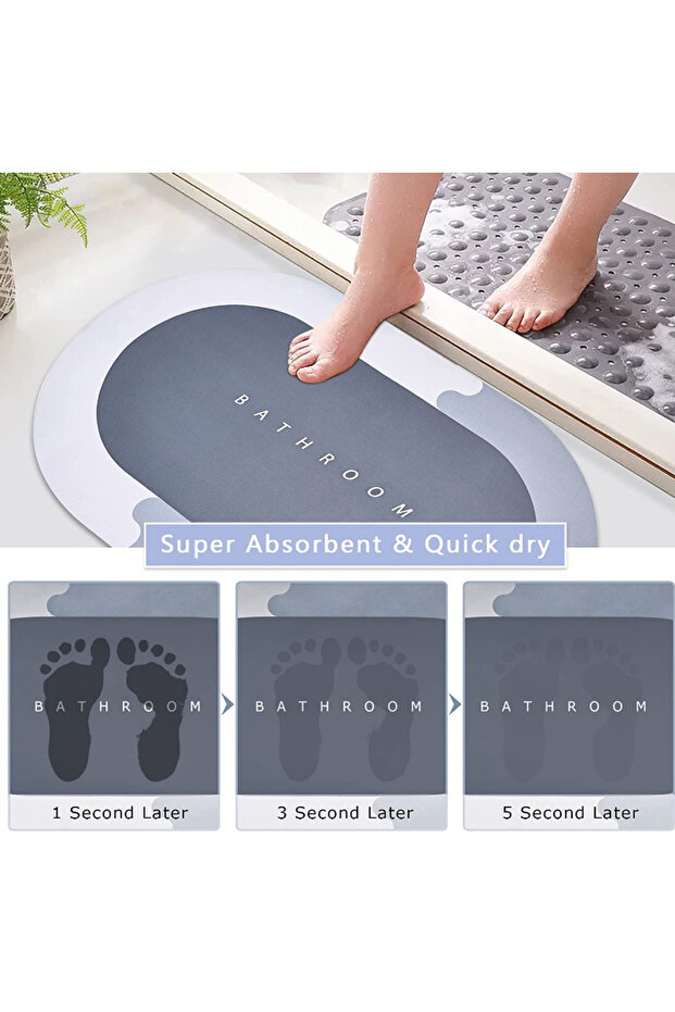 Quick-drying bath mat 38 x 52 - 4