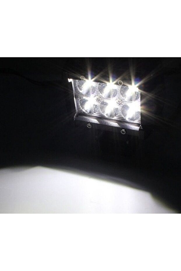 LED Auto Off Road Projector 6 LEDs 18W Rectangular - 3