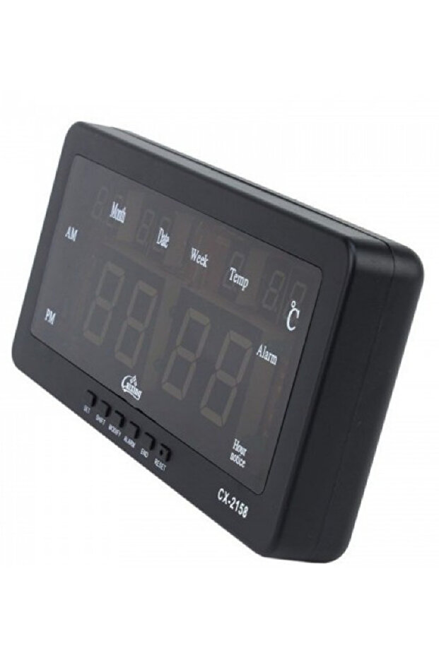 CX-2158 LED digital clock with alarm function, date and temperature - 4