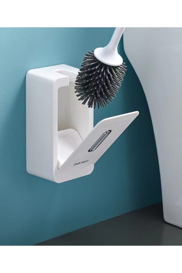 TPR toilet brush for wall mounting Rectangular - 2