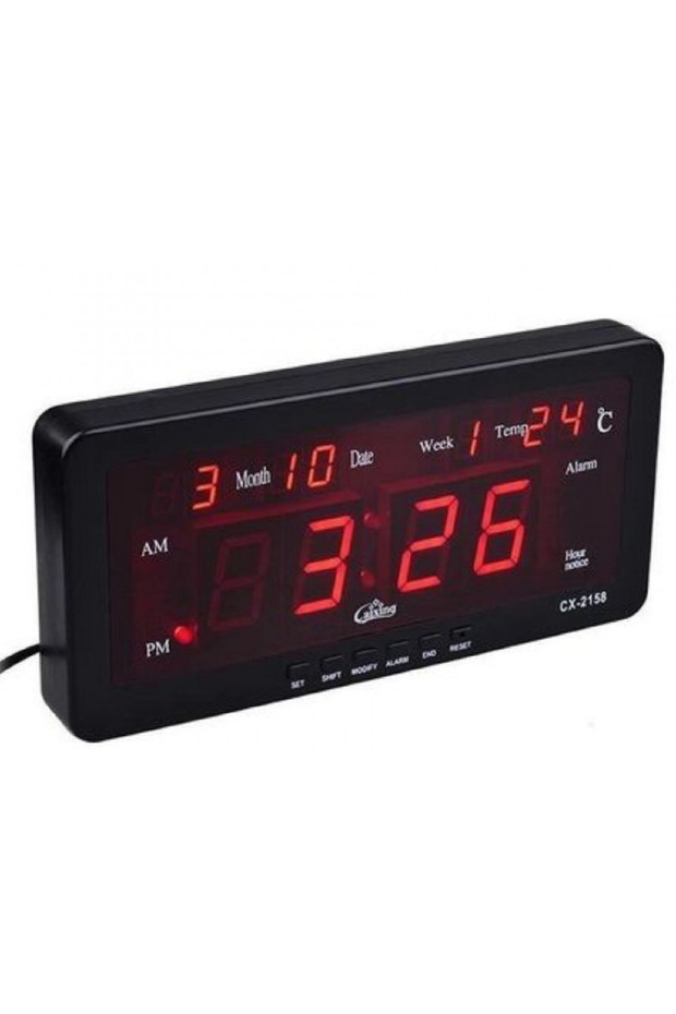 CX-2158 LED digital clock with alarm function, date and temperature - 3